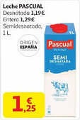 Alcampo PASCUAL Leche Desnatada oferta