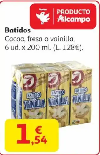 Alcampo AUCHAN Batidos oferta