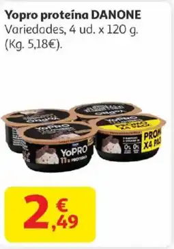 Alcampo DANONE Yopro proteína oferta