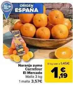 Carrefour Market Carrefour - naranja zumo el mercado oferta