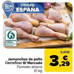 Carrefour Market Jamoncitos de pollo Carrefour El Mercado oferta