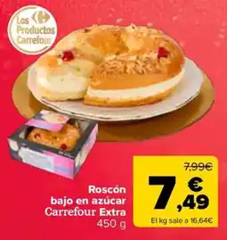 Carrefour Market Roscón bajo en azúcar Carrefour Extra oferta
