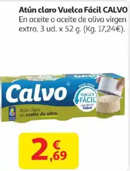 Alcampo CALVO Atún claro Vuelca Fácil oferta