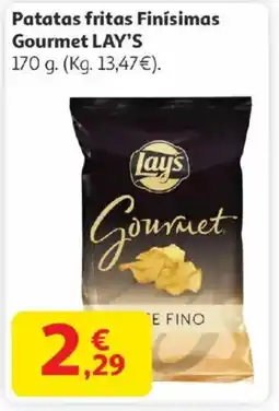 Alcampo LAY'S Patatas fritas Finísimas Gourmet oferta