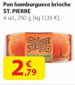 Alcampo ST. PIERRE Pan hamburguesa brioche oferta