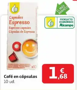 Alcampo Capsules Espresso oferta