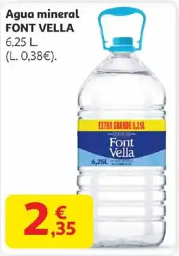 Alcampo FONT VELLA Agua mineral oferta