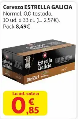 Alcampo ESTRELLA GALICIA Cerveza oferta