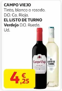 Alcampo Campo viejo el listo de turno oferta