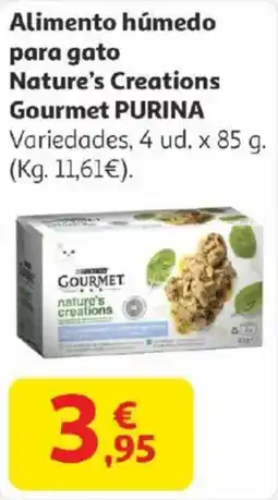 Alcampo PURINA Alimento húmedo para gato Nature's Creations Gourmet oferta