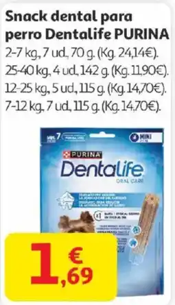Alcampo PURINA Snack dental para perro Dentalife oferta