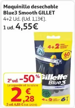 Alcampo GILLET Maquinilla desechable Blue3 Smooth oferta