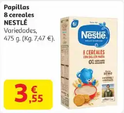Alcampo NESTLÉ Papillas 8 cereales oferta