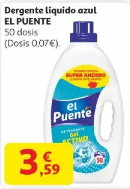 Alcampo EL PUENTE Dergente líquido azul oferta