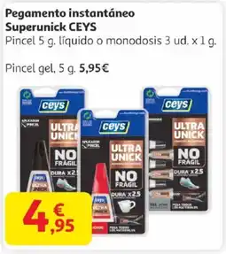Alcampo CEYS Pegamento instantáneo Superunick oferta