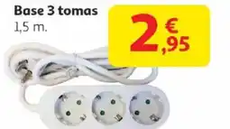 Alcampo Base 3 tomas oferta