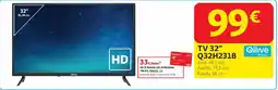 Alcampo QILIVE TV 32" Q32H231B oferta