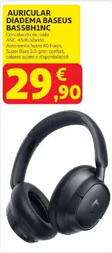 Alcampo Auricular diadema baseus bassbh1nc oferta