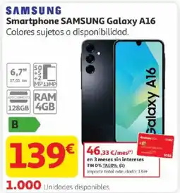 Alcampo SAMSUNG Smartphone Galaxy A16 oferta