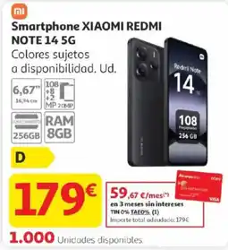 Alcampo XIAOMI Smartphone Redmi oferta