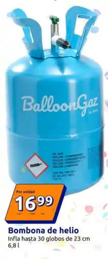 Action Bombona de helio oferta