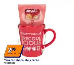 Action BISCOFF Taza con chocolate y cacao oferta