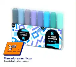 Action Marcadores acrílicos oferta
