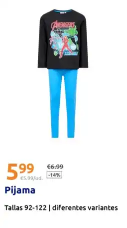 Action Pijama oferta