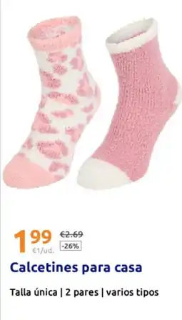 Action Calcetines para casa oferta
