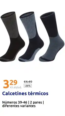 Action Calcetines térmicos oferta