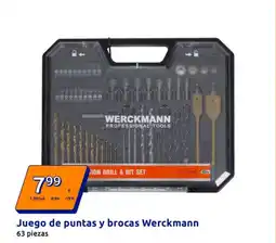 Action WERCKMANN Juego de puntas y brocas oferta