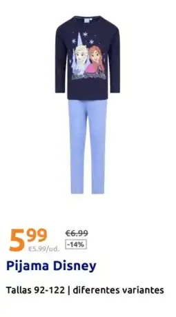 Action Pijama Disney oferta