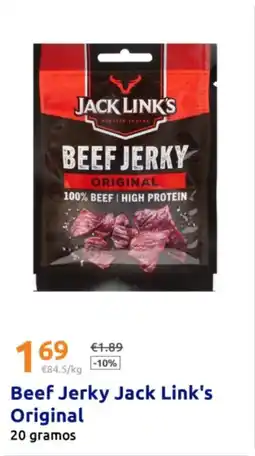 Action JACK LINK'S Beef Jerky Original oferta