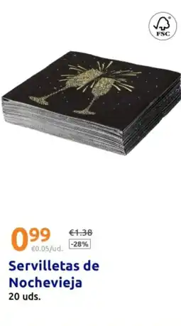 Action Servilletas de Nochevieja oferta