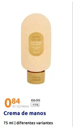 Action Crema de manos oferta