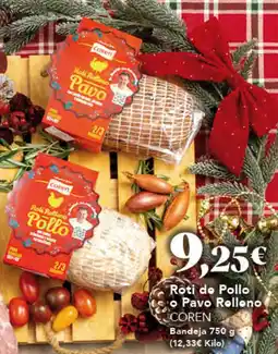 Gadis COREN Roti do Pollo o Pavo Rollono oferta