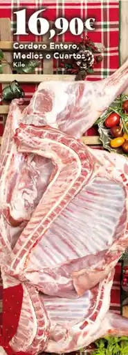 Gadis Cordero Entero, Modios o Cuartos oferta