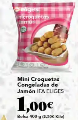 Gadis IFA ELIGES Mini Croquetas Congeladas de Jamón oferta