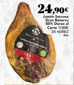 Gadis TORRE DE NÚÑEZ Jamón Serrano Gran Reserva 50% Duroc al Corte oferta
