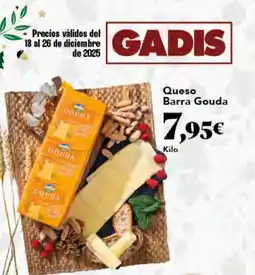 Gadis Queso Barra Gouda oferta