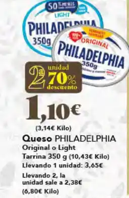 Gadis PHILADELPHIA Queso oferta