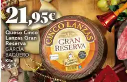 Gadis GARCÍA BAQUERO Queso Cinco Lanzas Gran Reserva oferta