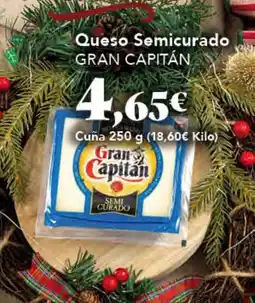 Gadis GRAN CAPITÁN Queso Semicurado oferta