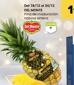 Autoservicios Familia DEL MONTE Piña de maduración natural entera oferta