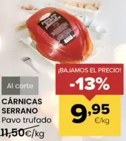 Autoservicios Familia CÁRNICAS SERRANO Pavo trufado oferta