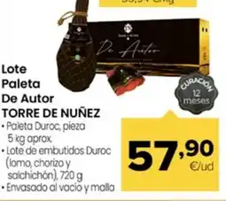 Autoservicios Familia TORRE DE NUÑEZ Lote Paleta De Autor oferta
