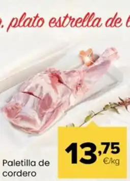 Autoservicios Familia Paletilla de cordero oferta