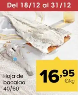Autoservicios Familia Hoja de bacalao 40/60 oferta