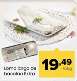 Autoservicios Familia Lomo largo de bacalao Extra oferta