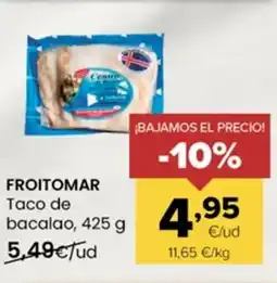 Autoservicios Familia FROITOMAR Taco de bacalao oferta